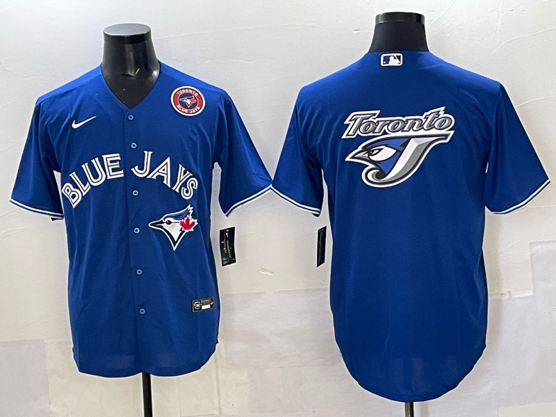 Men Toronto Blue Jays blank Blue Game 2025 Nike MLB Jersey style 006->toronto blue jays->MLB Jersey